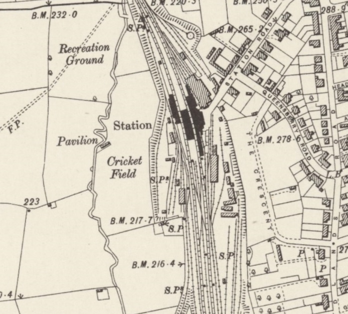 Kettering - Cricket Field : Map credit National Library of Scotland